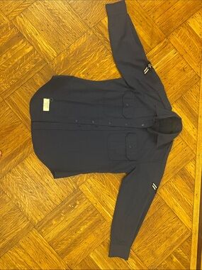 Vintage Navy Lightweight Shirt Jacket
